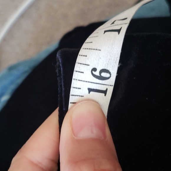 Ivory black velvet pencil skirt medium whimsigoth - Picture 5 of 6